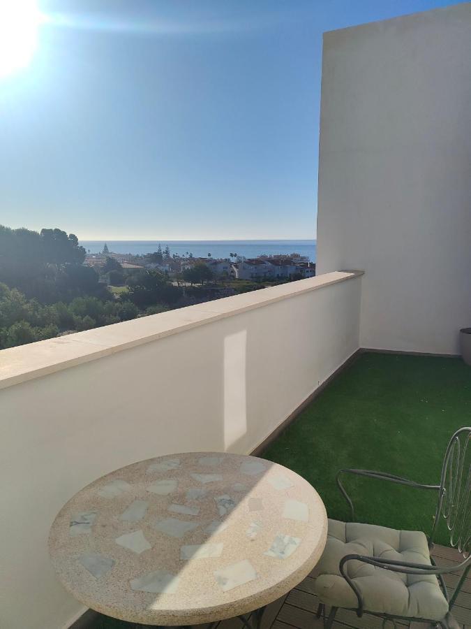 Atico Con Piscina, Golf, Vistas Al Mar Appartement Torre de Benagalbon Buitenkant foto